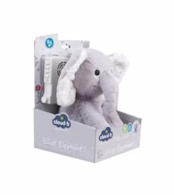Cloud-B Cloud B Elliot Elephant White Noise Plush -Little Unicorn Store cloud b elliot elephant white noise plush 10