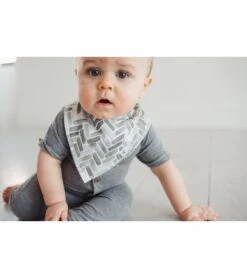 Copper Pearl Baby Bandana Bibs, 4 Pack - Alta -Little Unicorn Store copper pearl baby bandana bibs 4 pack alta 257