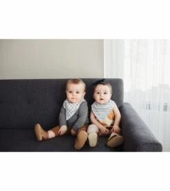 Copper Pearl Baby Bandana Bibs, 4 Pack - Alta -Little Unicorn Store copper pearl baby bandana bibs 4 pack alta 258