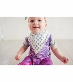 Copper Pearl Baby Bandana Bibs, 4 Pack - Alta -Little Unicorn Store copper pearl baby bandana bibs 4 pack alta 260