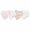 Copper Pearl Baby Bandana Bibs, 4 Pack - Bliss -Little Unicorn Store copper pearl baby bandana bibs 4 pack bliss 137