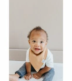 Copper Pearl Baby Bandana Bibs, 4 Pack - Dune -Little Unicorn Store copper pearl baby bandana bibs 4 pack dune 143