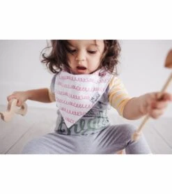 Copper Pearl Baby Bandana Bibs, 4 Pack - Lola -Little Unicorn Store copper pearl baby bandana bibs 4 pack lola 232