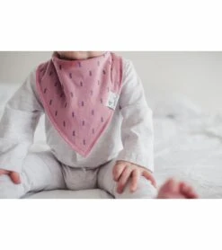 Copper Pearl Baby Bandana Bibs, 4 Pack - Lola -Little Unicorn Store copper pearl baby bandana bibs 4 pack lola 233