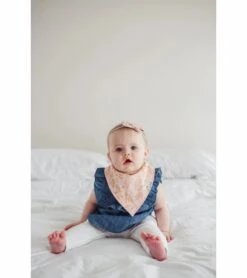 Copper Pearl Baby Bandana Bibs, 4 Pack - Lola -Little Unicorn Store copper pearl baby bandana bibs 4 pack lola 235