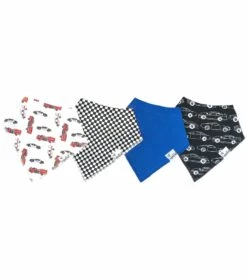 Copper Pearl Baby Bandana Bibs, 4 Pack - Nash