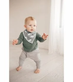 Copper Pearl Baby Bandana Bibs, 4 Pack - Scout -Little Unicorn Store copper pearl baby bandana bibs 4 pack scout 139