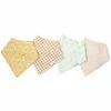 Copper Pearl Baby Bandana Bibs, 4 Pack - Vance -Little Unicorn Store copper pearl baby bandana bibs 4 pack vance 6