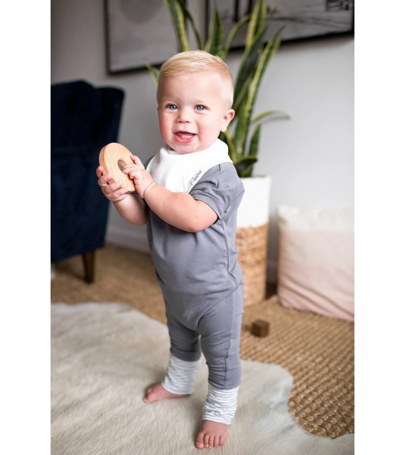 Copper Pearl Baby Bandana Bibs, 4 Pack - White 6 Copper Pearl Baby Bandana Bibs, 4 Pack - White - Image 4