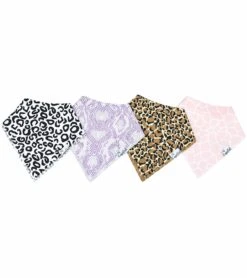Copper Pearl Baby Bandana Bibs, 4 Pack - Zara