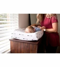 Copper Pearl Changing Pad Cover - Native -Little Unicorn Store copper pearl changing pad cover native 180