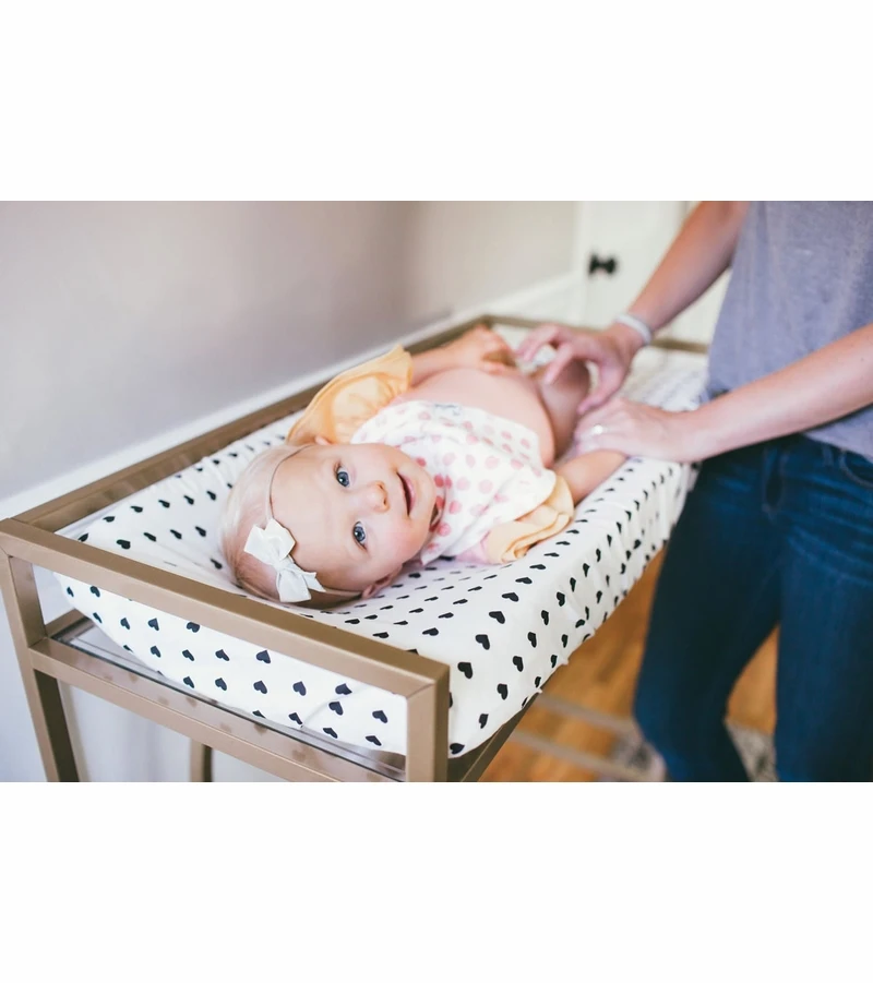 Copper Pearl Changing Pad Cover - Smitten 8 Copper Pearl Changing Pad Cover - Smitten - Image 6