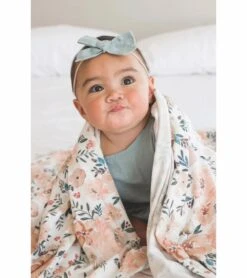 Copper Pearl Knit Swaddle Blanket - Autumn 14 Copper Pearl Knit Swaddle Blanket - Autumn -Little Unicorn Store copper pearl knit swaddle blanket autumn 191