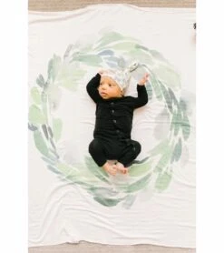 Copper Pearl Knit Swaddle Blanket - Bear -Little Unicorn Store copper pearl knit swaddle blanket bear 165