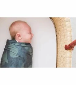 Copper Pearl Knit Swaddle Blanket - Hunter 15 Copper Pearl Knit Swaddle Blanket - Hunter -Little Unicorn Store copper pearl knit swaddle blanket hunter 182