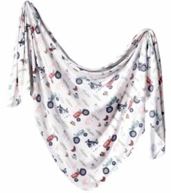 Copper Pearl Knit Swaddle Blanket - Jo