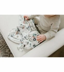 Copper Pearl Knit Swaddle Blanket - Jo -Little Unicorn Store copper pearl knit swaddle blanket jo 98