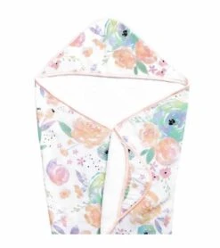 Copper Pearl Muslin Hooded Towel - Bloom