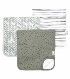 Copper Pearl Premium Burp Cloths, 3 Pack - Alta