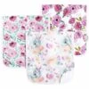 Copper Pearl Premium Burp Cloths, 3 Pack - Bloom -Little Unicorn Store copper pearl premium burp cloths 3 pack bloom 247