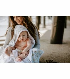 Copper Pearl Premium Hooded Towel - Chip -Little Unicorn Store copper pearl premium hooded towel chip 158