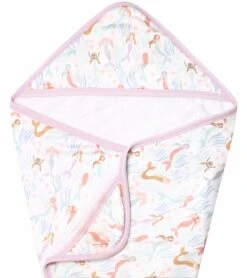 Copper Pearl Premium Hooded Towel - Coral