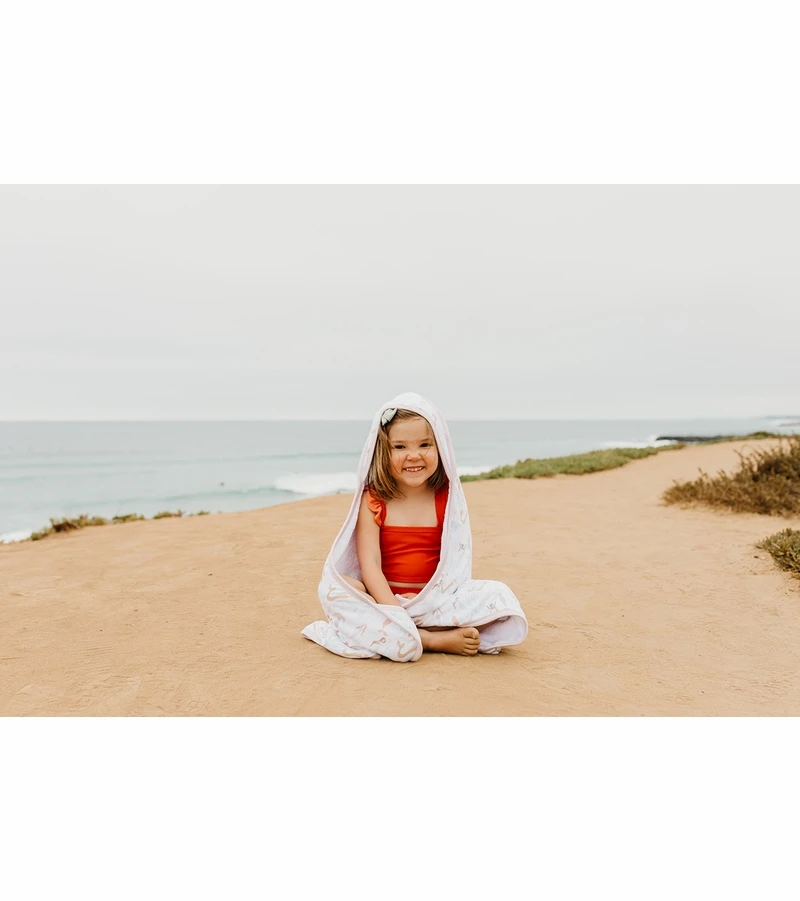 Copper Pearl Premium Hooded Towel - Coral 5 Copper Pearl Premium Hooded Towel - Coral - Image 3