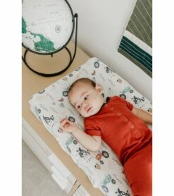 Copper Pearl Premium Knit Diaper Changing Pad Cover - Jo -Little Unicorn Store copper pearl premium knit diaper changing pad cover jo 91