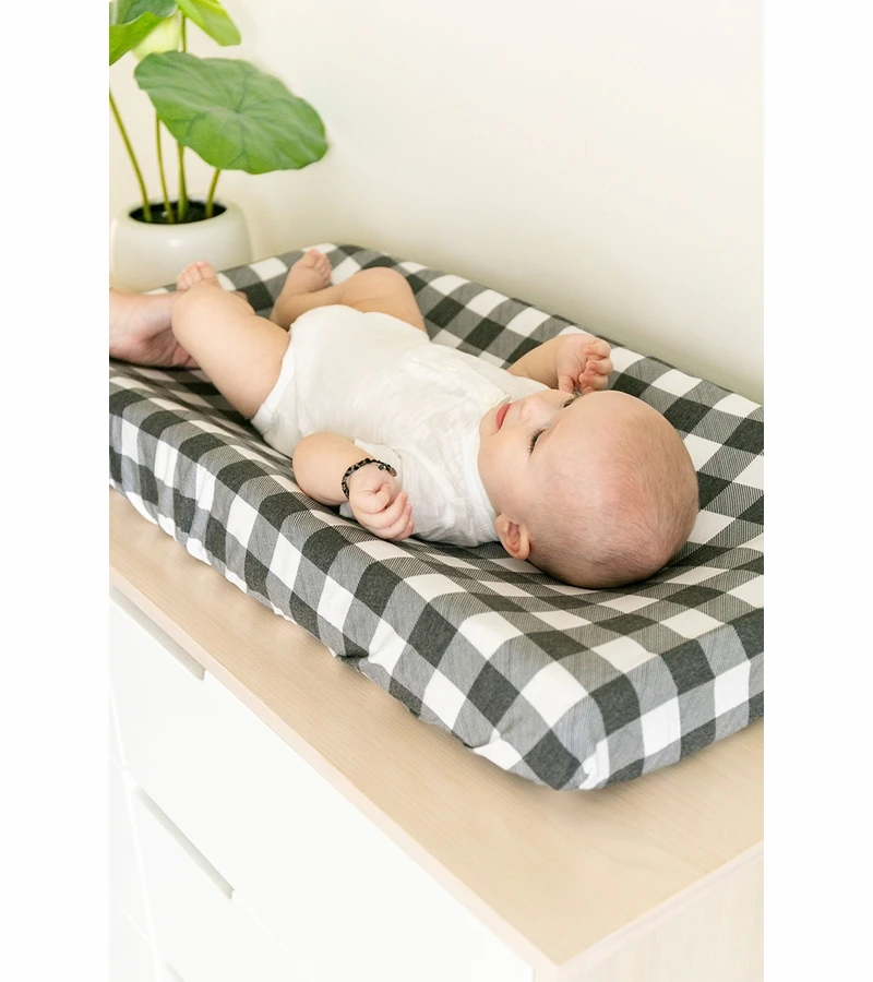 Copper Pearl Premium Knit Diaper Changing Pad Cover - Scotland 5 Copper Pearl Premium Knit Diaper Changing Pad Cover - Scotland - Image 3