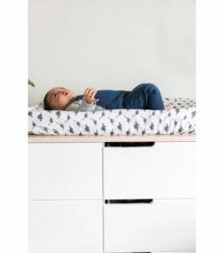 Copper Pearl Premium Knit Diaper Changing Pad Cover - Wild -Little Unicorn Store copper pearl premium knit diaper changing pad cover wild 198