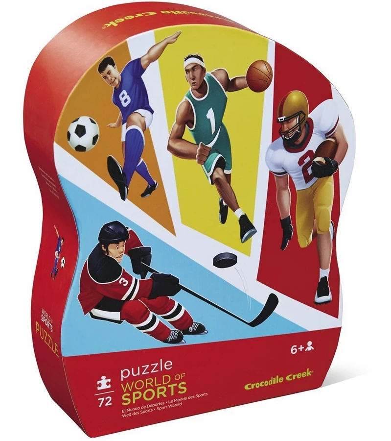 Crocodile Creek Floor Puzzle, 72-Piece - World Of Sports 3 Crocodile Creek Floor Puzzle, 72-Piece - World Of Sports