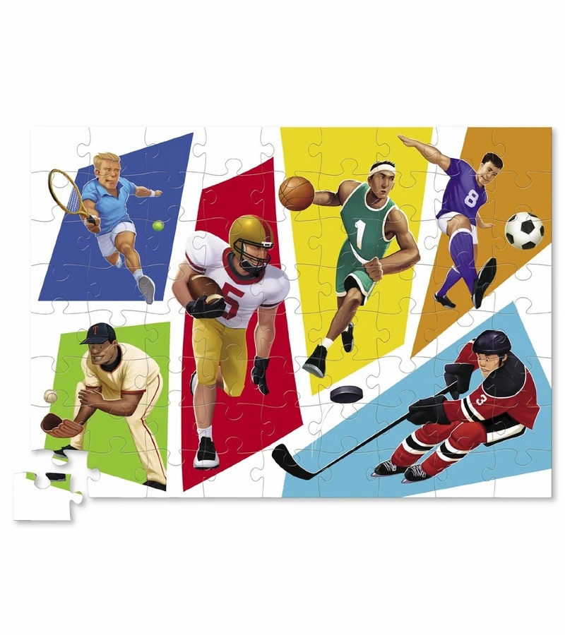 Crocodile Creek Floor Puzzle, 72-Piece - World Of Sports 4 Crocodile Creek Floor Puzzle, 72-Piece - World Of Sports - Image 2