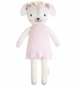 Cuddle+Kind Hand Knit Doll - Mini Charlotte The Dog, 13"