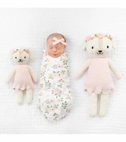 Cuddle+Kind Hand Knit Doll - Mini Charlotte The Dog, 13" -Little Unicorn Store cuddle kind hand knit doll mini charlotte the dog 13 150