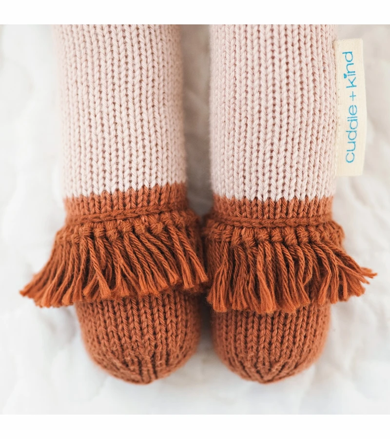 Cuddle+Kind Hand Knit Doll - Mini Chelsea The Cat, 13" 7 Cuddle+Kind Hand Knit Doll - Mini Chelsea The Cat, 13" - Image 5