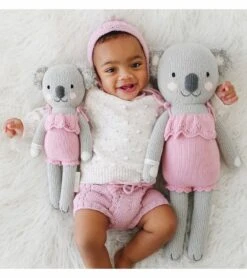 Cuddle+Kind Hand Knit Doll - Mini Claire The Koala, 13" -Little Unicorn Store cuddle kind hand knit doll mini claire the koala 13 151