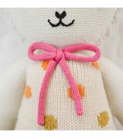 Cuddle+Kind Hand Knit Doll - Mini Lucy The Lamb, 13" -Little Unicorn Store cuddle kind hand knit doll mini lucy the lamb 13 132