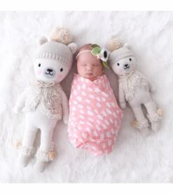 Cuddle+Kind Hand Knit Doll - Mini Stella The Polar Bear, 13" -Little Unicorn Store cuddle kind hand knit doll mini stella the polar bear 13 148