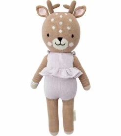 Cuddle+Kind Hand Knit Doll - Mini Violet The Fawn, 13"