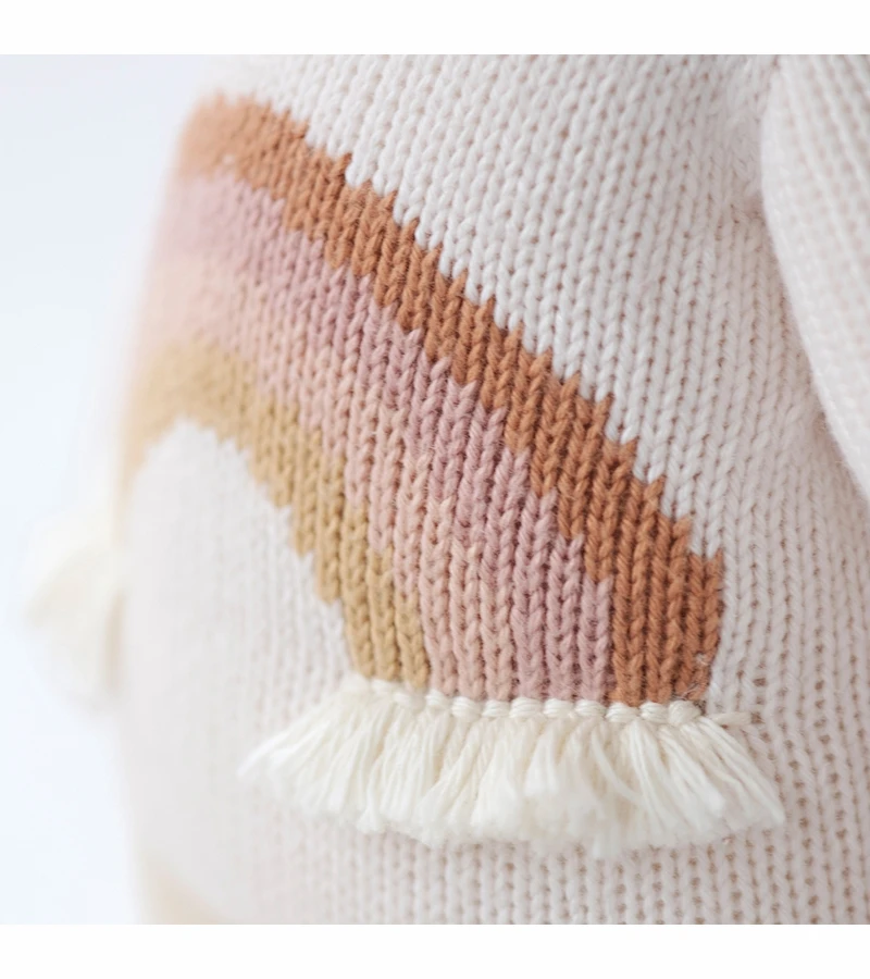 Cuddle+Kind Hand Knit Doll - Mini Zara The Unicorn, 13" 9 Cuddle+Kind Hand Knit Doll - Mini Zara The Unicorn, 13" - Image 7