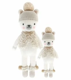 Cuddle+Kind Hand Knit Doll - Stella The Polar Bear, 20" -Little Unicorn Store cuddle kind hand knit doll stella the polar bear 20 148
