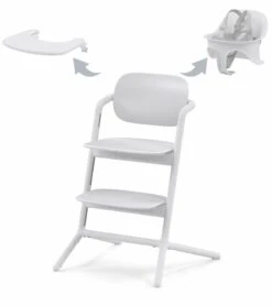 Cybex LEMO 2 High Chair 3-in-1 Set - All White