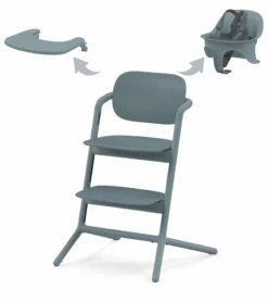 Cybex LEMO 2 High Chair 3-in-1 Set - Stone Blue
