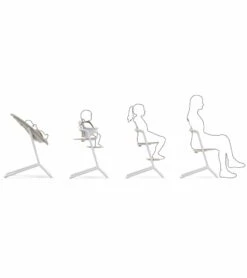Cybex LEMO 2 High Chair 4-in-1 Set - Sand White -Little Unicorn Store cybex lemo 2 high chair 4 in 1 set sand white 94