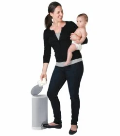 Dekor Diaper Dekor Mini Diaper Pail - Gray -Little Unicorn Store dekor diaper dekor mini diaper pail gray 66