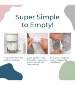 Dekor Diaper Dekor Plus Diaper Pail - Soft Pink -Little Unicorn Store dekor diaper dekor plus diaper pail soft pink 162