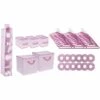 Delta 48 Piece Nursery Storage Set - Pink -Little Unicorn Store delta 48 piece nursery storage set pink 253