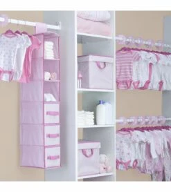 Delta 48 Piece Nursery Storage Set - Pink 15 Delta 48 Piece Nursery Storage Set - Pink -Little Unicorn Store delta 48 piece nursery storage set pink 259