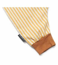 DockATot Sleep Romper, 18-36 Months, TOG 1.0 - Golden Stripe -Little Unicorn Store dockatot sleep romper 18 36 months tog 1 0 golden stripe 126