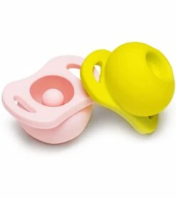 Doddle & Co. The Pop Pacifier, 2 Pack - Make Me Blush + Pick Up Lime